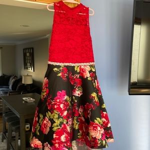 Girls Floral Dress 14